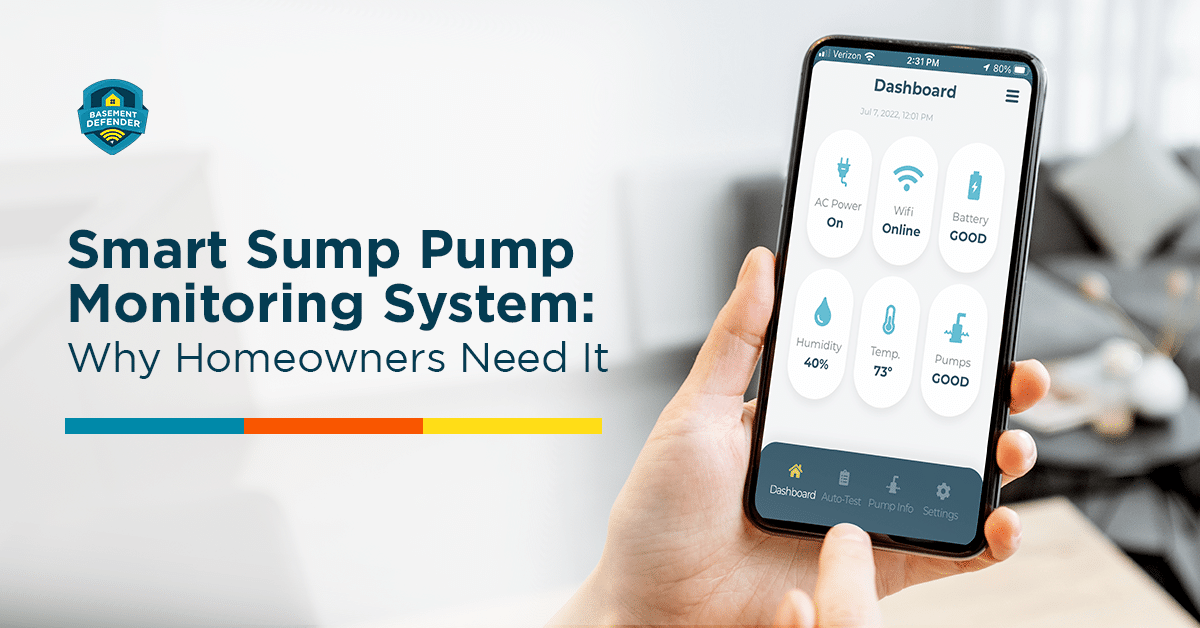 Smart Sump Pump Monitoring System Why Homeowners Need It Basement